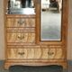 Compactum wardrobe Liberty tiger oak Art Deco style