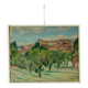 Town with trees by Folke Berlinde