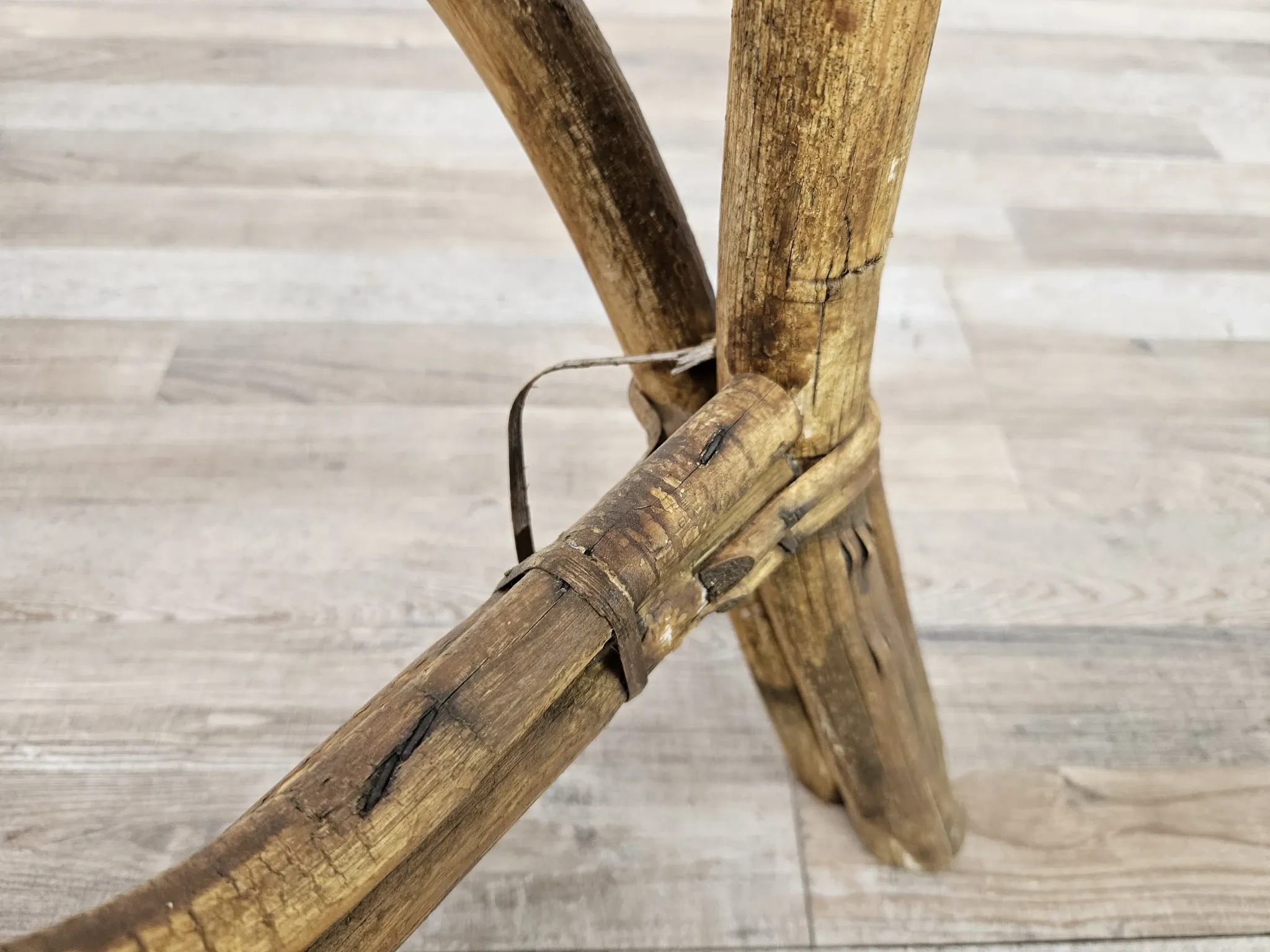 Quatre fauteuils en osier vintage, années 1970