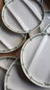 Set of 9 plates Creil and Montereau