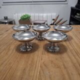 Vintage ice cream bowls in 18/10 stainless steel