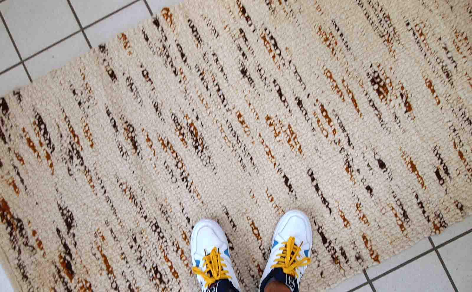 Handmade Indian vintage carpet 90cm x 375cm 1980s, 1C714