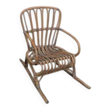 Petit fauteuil en bambou enfant