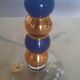 Glass candle holder