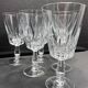 6 glasses on foot with water or wine