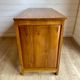Vintage wooden desk with 1 drawer and 1 door.