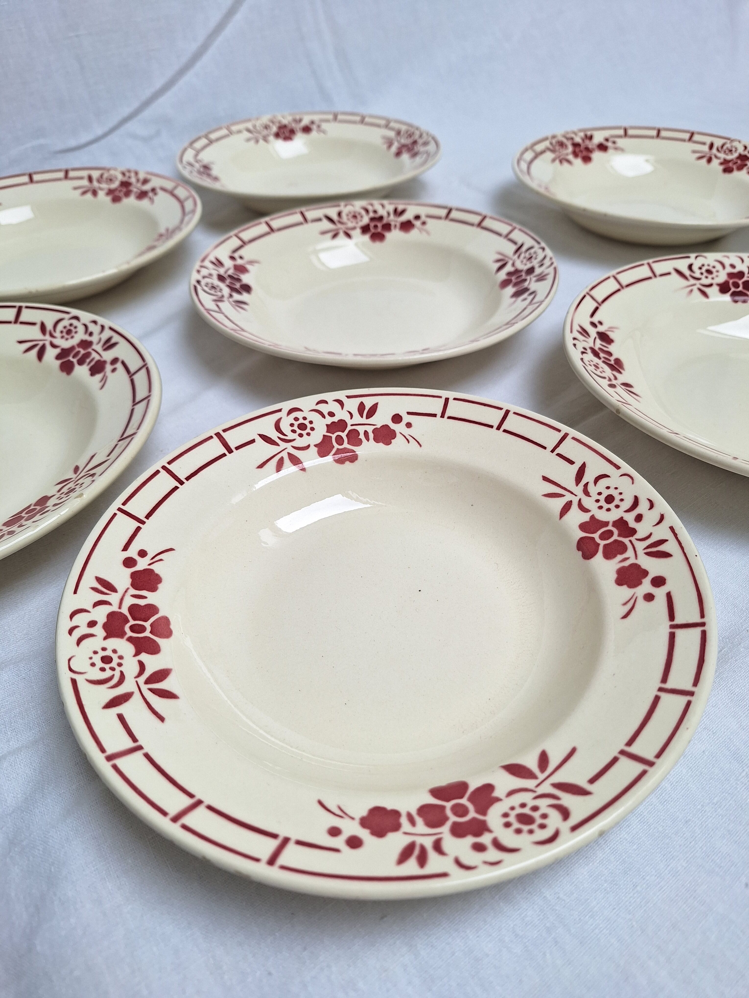 Vintage badonviller plates