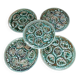 5 old Niderviller oyster plates
