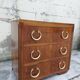 Art Deco period chest of drawers in walnut 1930