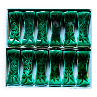 Portes couteaux en céramique vintage
