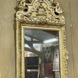 18th century Regency mirror in gilded wood