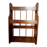 Wooden wall review holder