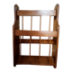 Wooden wall review holder