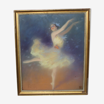 Tableau la danseuse René Péan