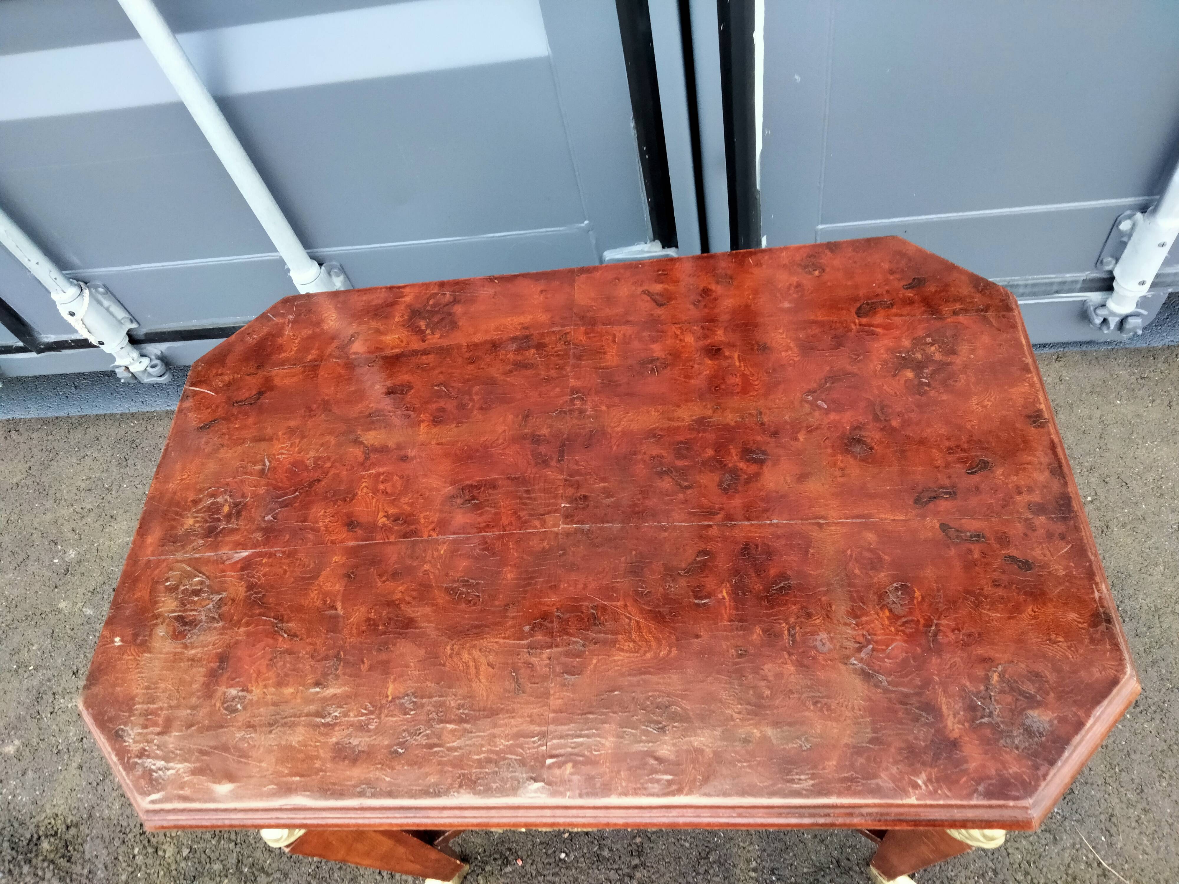 Table gueridon old decoration bronze empire