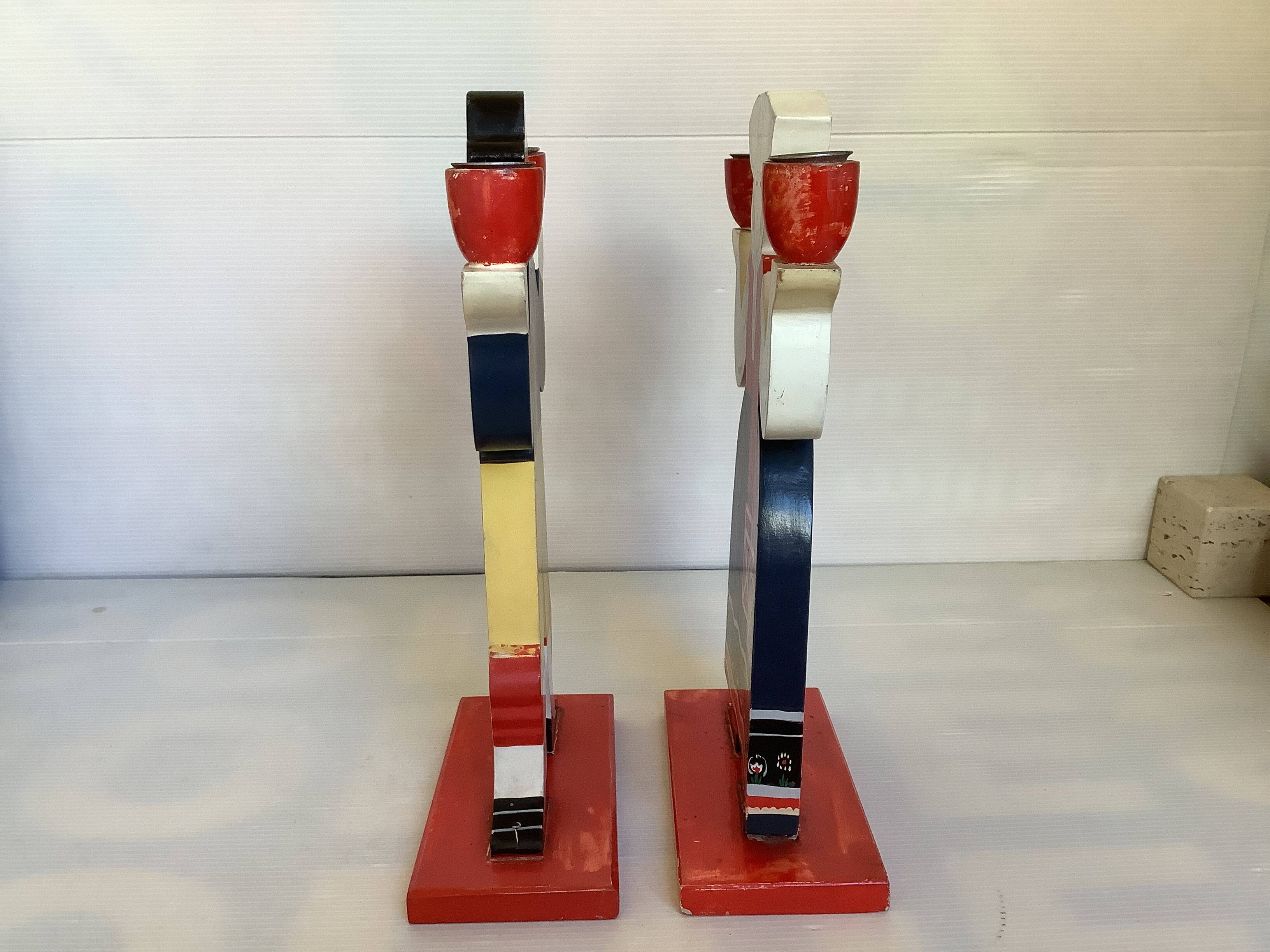 Pair of designer candlesticks Lizzi Velander IKEA