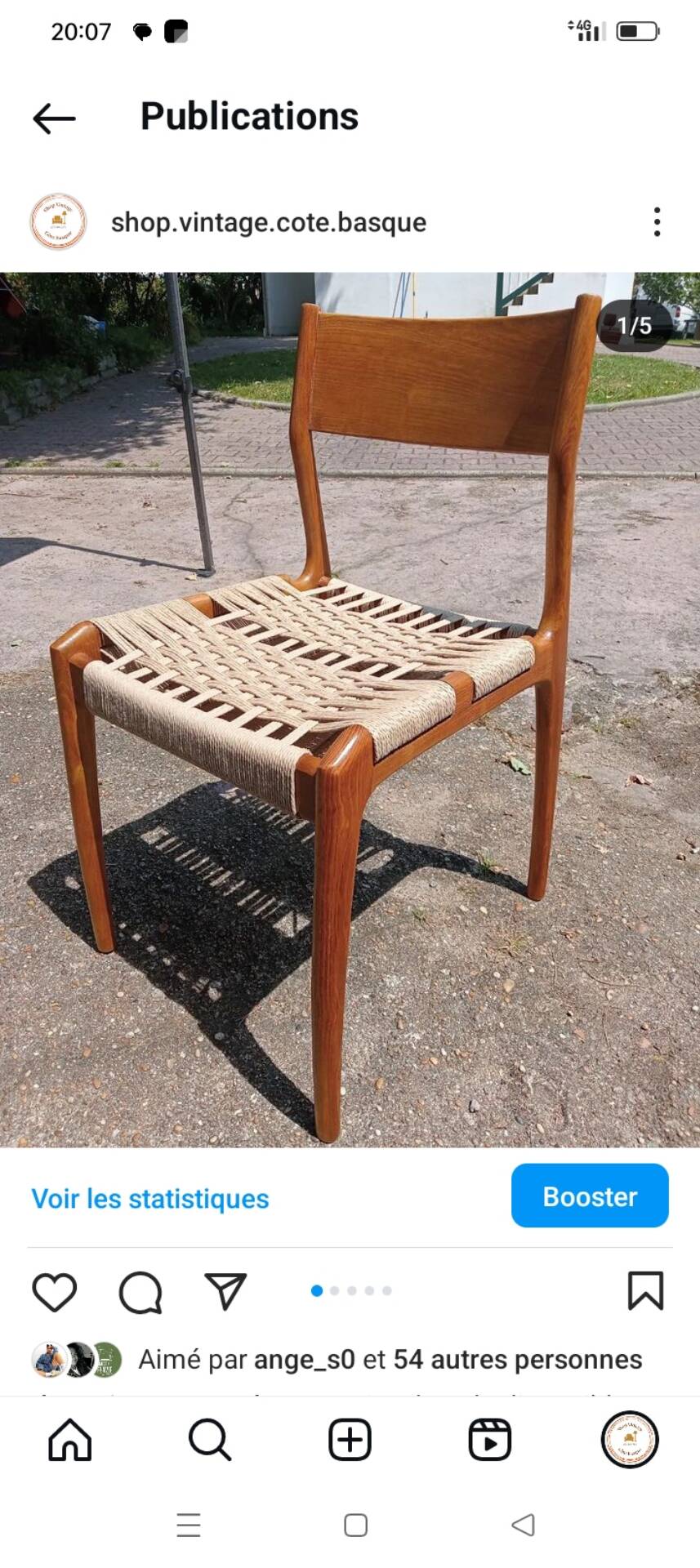 6 Italian chairs Havana