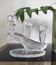 Chandelier with 3 lights in cut crystal, Art Deco style.