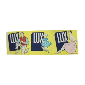 Poster lux laundry soap, 1953