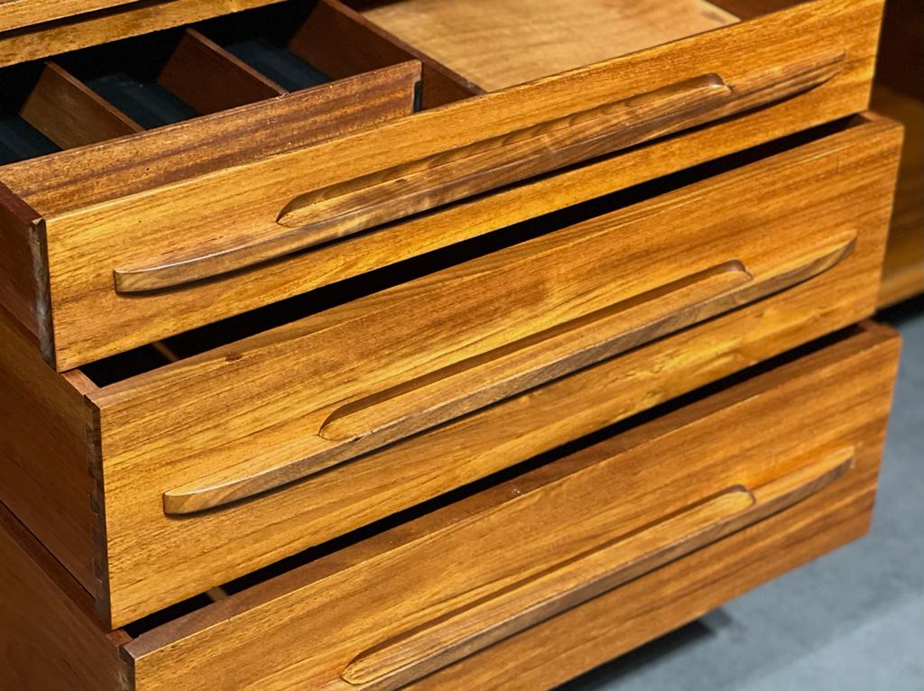 Enfilade en teck danois du milieu du siècle