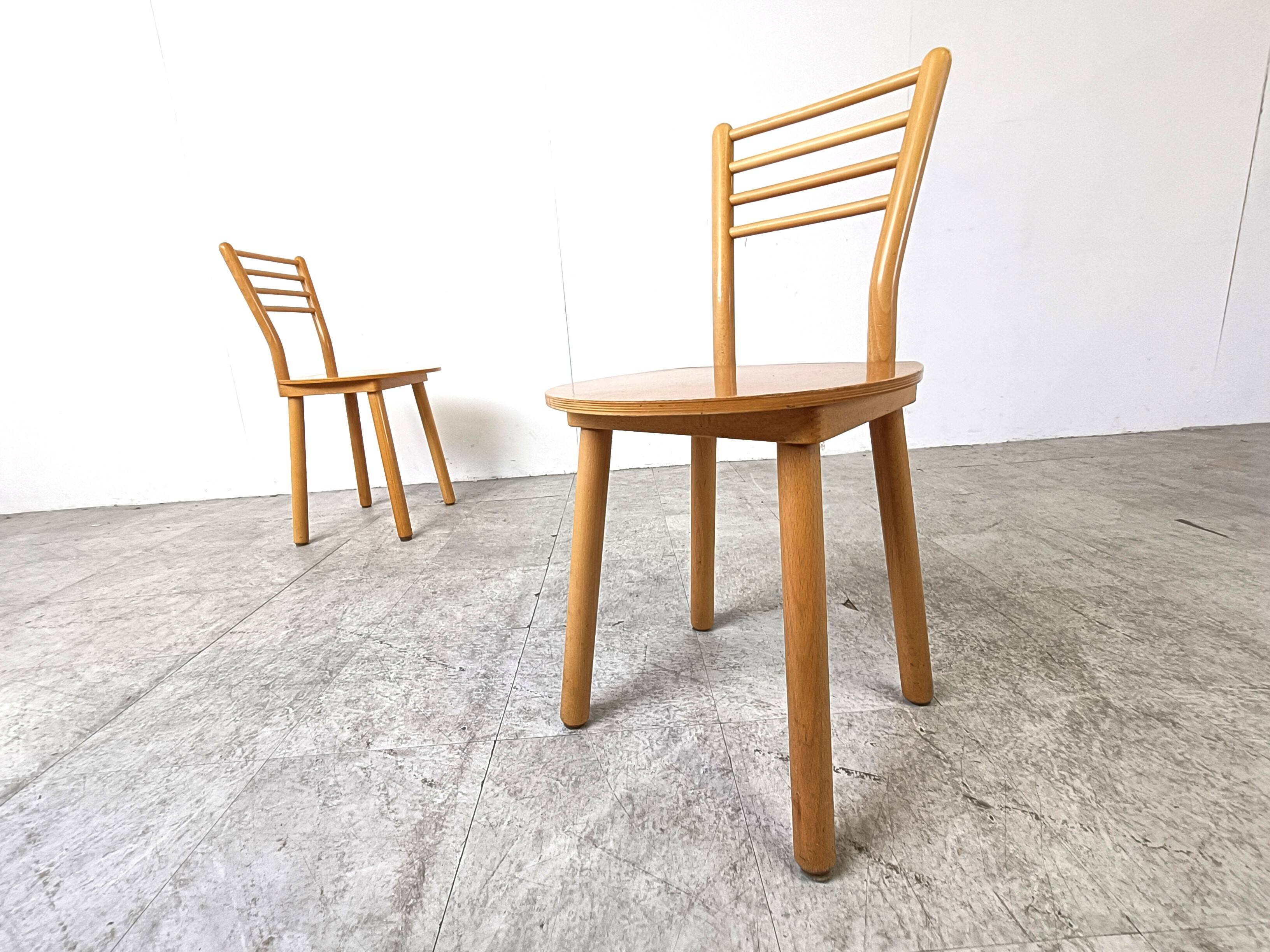 Vintage scandinavian dining chairs, 1970s