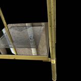 brass console table