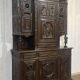 Buffet Breton 2 corps début XXème en châtaignier richement sculpté