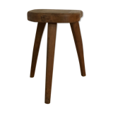 Tripod stool in solid wood