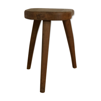 Tripod stool in solid wood
