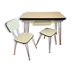 Set table - Chair - Stool formica Vintage