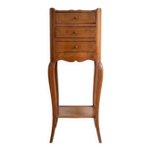 Table de chevet chiffonnier Louis XV en merisier