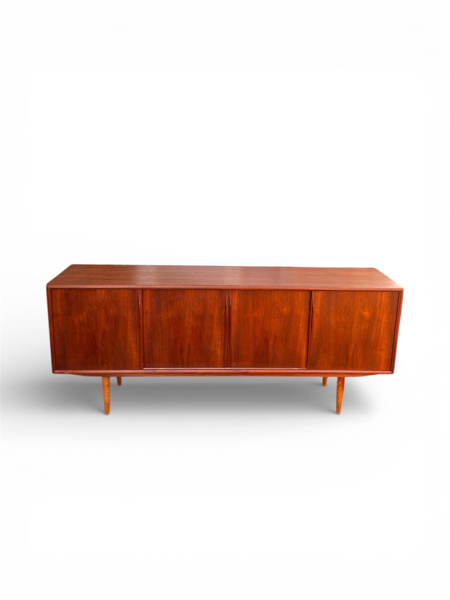 Teak enfilade by Axel Christiansen for Aco Møbler, Denmark, 1960s – Original well preserved, slightly waxed.