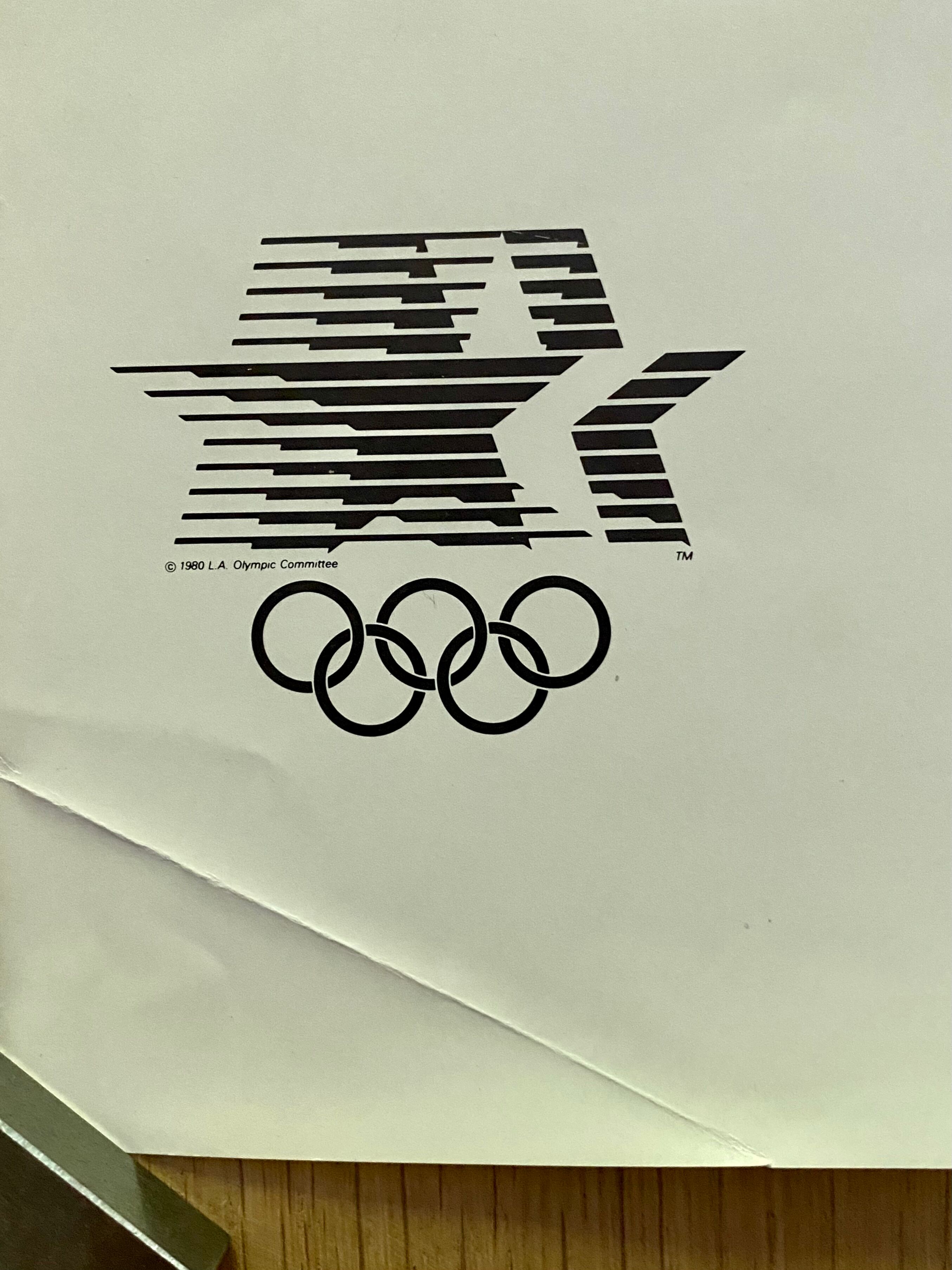 SAM FRANCIS - Los Angeles Olympic Games, 1984 - Poster