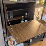 Modular rosewood bookcase by Pierre Guariche for Meurop