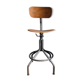 Industrial chair from 1964 by cannone et cie type bienaise