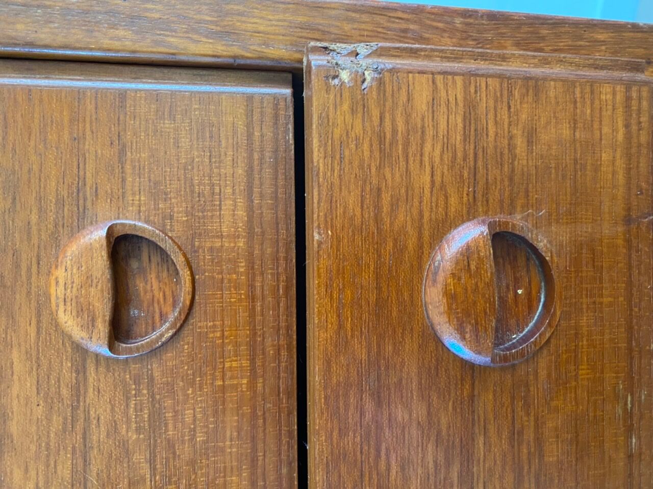 Scandinavian teak row