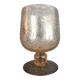 Large cocktail glass or bubble glass vase signed BIOT, 1960s/70s.