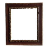 Cadre en bois et stuc doré ancien 47 cm x 54 cm