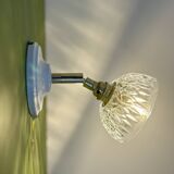 Vintage moulded glass lampshade - tableware collection -