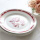 Set de 4 assiettes Badonviller, vintage français