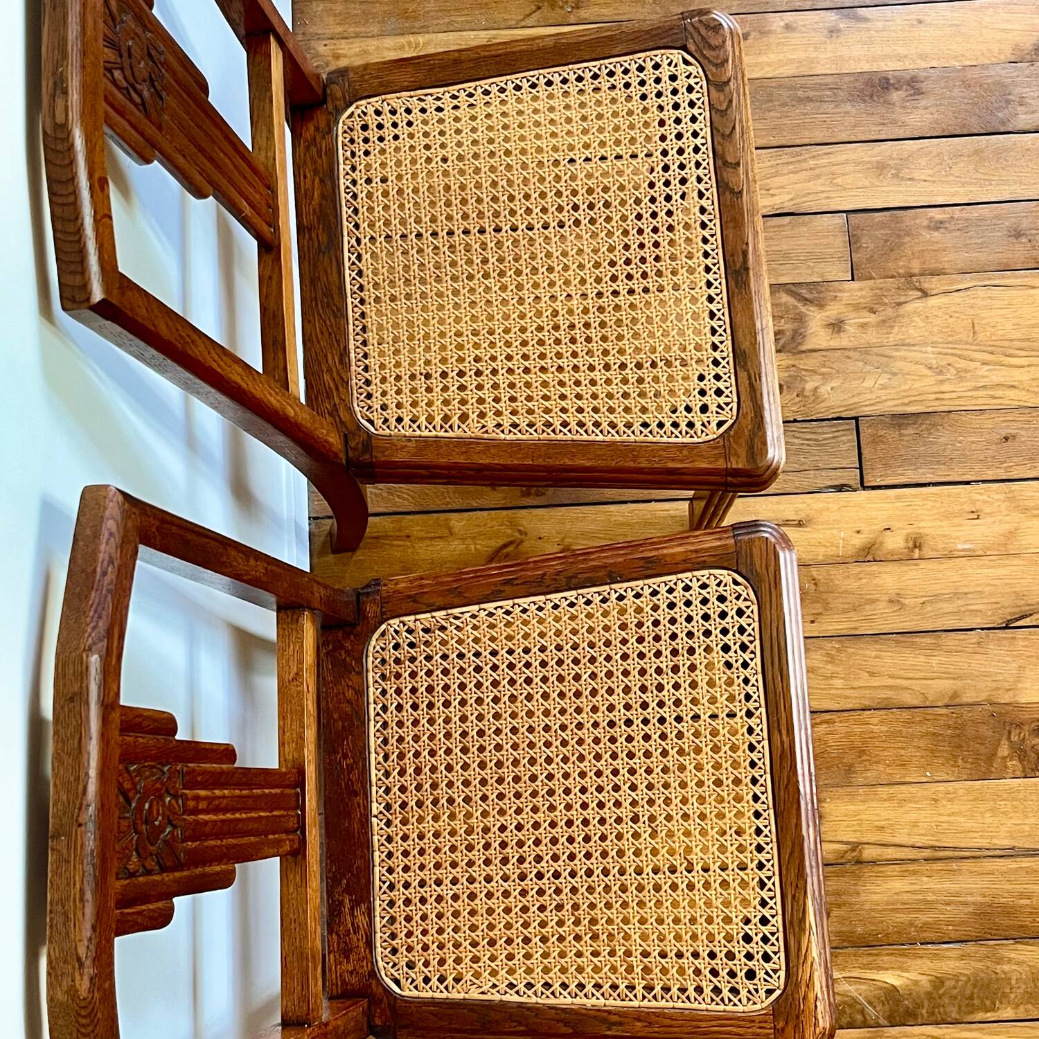 Pair of art-deco chairs