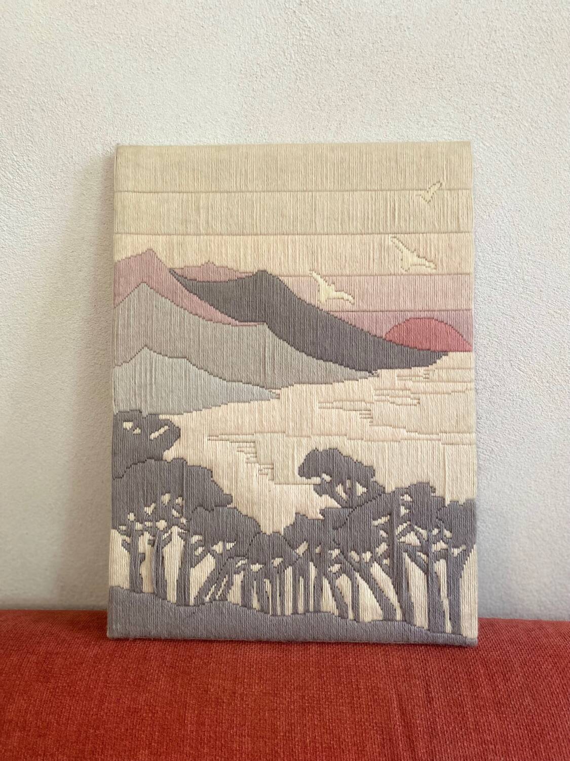 Vintage wool tapestry