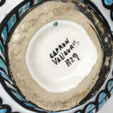 Earthenware "eared" vase by Roger Capron in Vallauris 50s