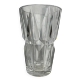 Saint Louis, truncated conical crystal vase signed circa 1950