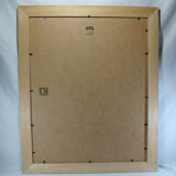 Oil painting on wood panel still life vase bouquet of flowers signed