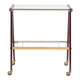 1960’s Italian Mid-Century Modern sculptural side table/serving cart