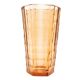 Art Deco vase, pink crystal glass, Zawiercie Glassworks, Poland, 1930s