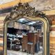 Large gilded mirror - 19th century