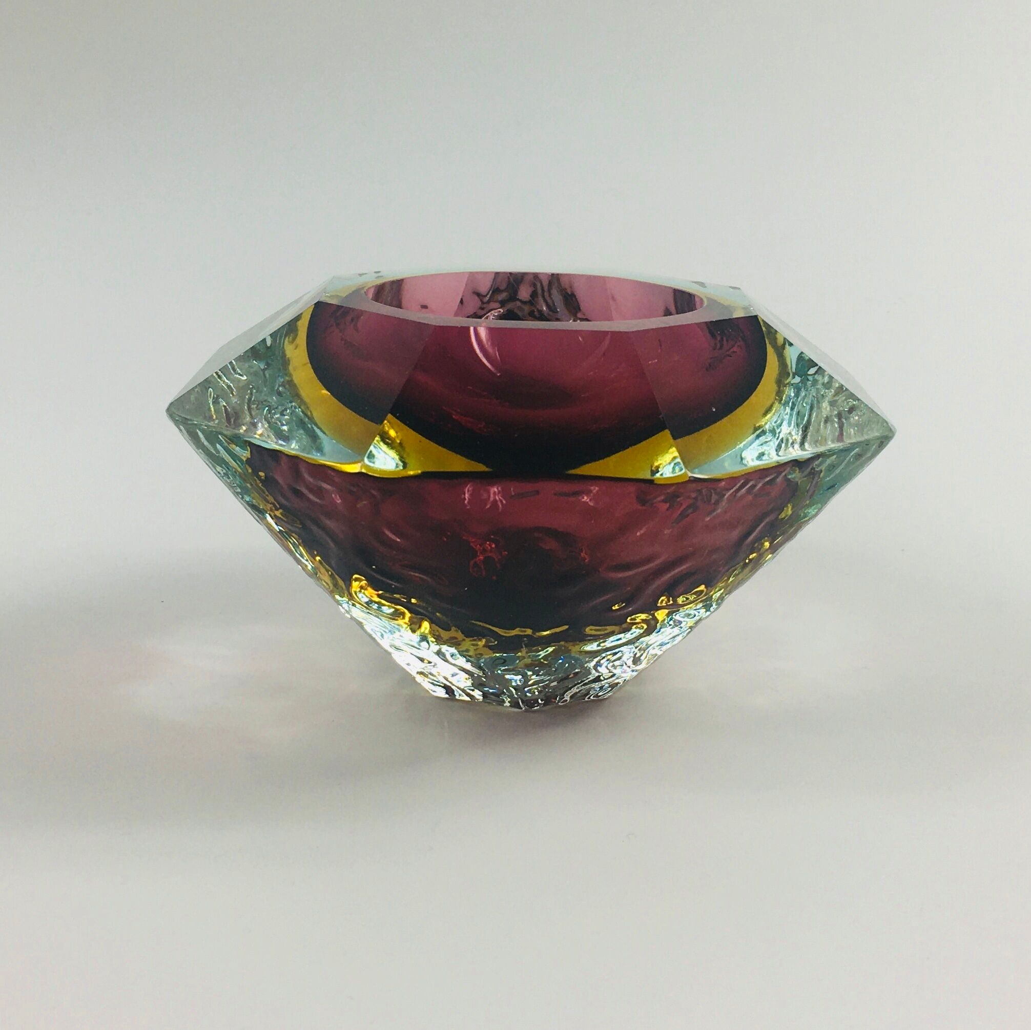 Mid-Century Murano Sommerso bowl from Mandruzzato, 1960s