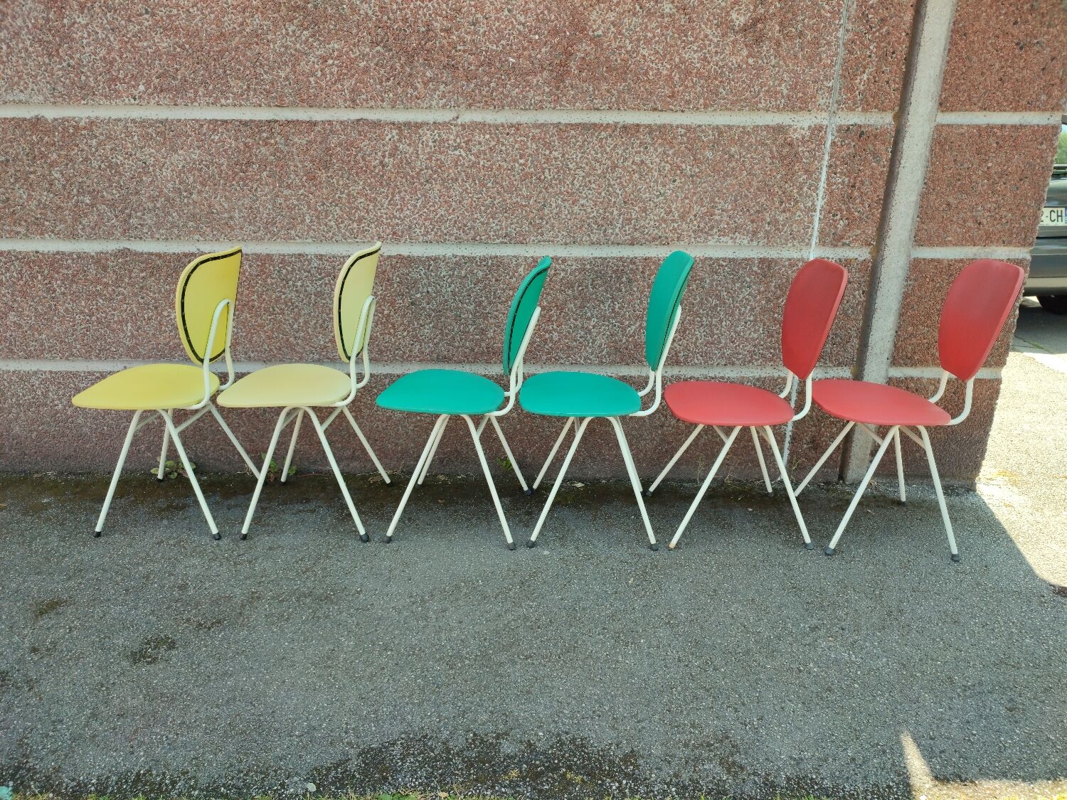 6 chaises vintage Henriette
